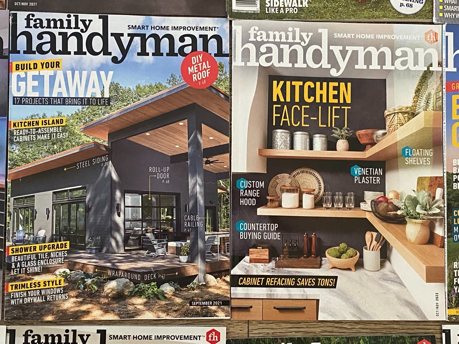 Family Handyman Magazine 2017 - 2024 Lot of 25 DIY Home Garden Renovations