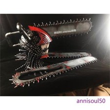 Custom Chainsaw Man Helmet Mask Arm Handsaw Wearable Halloween Cosplay Props
