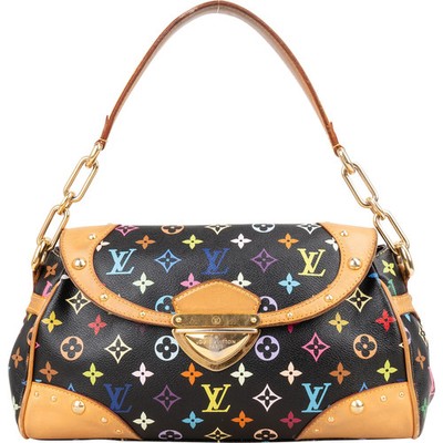 Louis Vuitton Canvas Monogram Multicolor Beverly MM Shoulder Bag Tasche