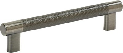 Amerock Gunmetal Kitchen Cabinet Pull 6-5/16'' Center-to-Center Bronx 1 Pack