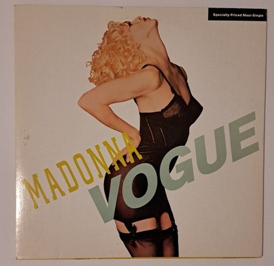MADONNA  Vogue / Bette Davis Dub  12'' Maxi Vinyl Single 1990 Sire O-21513 LP 
