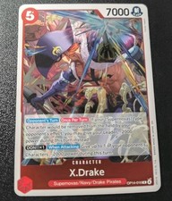 One Piece CCG X. Drake The Azure Sea's Seven R Foil OP14-016 NM