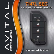 New Avital 2026 Model 7147lsec 4-button Remote Control For Avital 3300l System