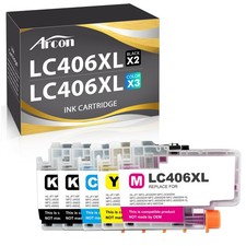 LC406 XL Ink Cartridges with Brother MFC-J4335DW MFC-J4345DW MFC-J4535DW J5855DW