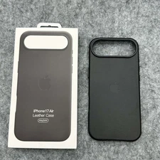 For iPhone 17 Air 6.5" Original‌ Leather Case Magnetic Phone Case Magsafe Cover