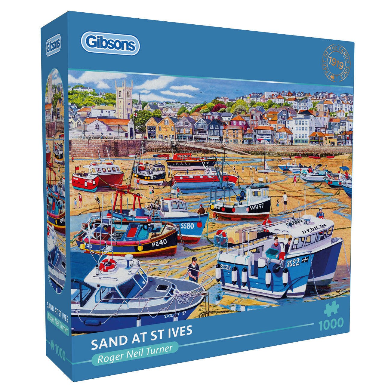 Gibsons Sand at St Ives 1000 Piece Jigsaw Puzzle for Adults – Cornwall Scene