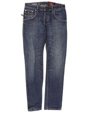 Jeans uomo ZU ELEMENTS aderente slim W28 L31 blu cotone BS02