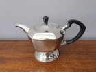 Teekanne versilbert EPNS England ungewöhnliche Form 60er Jahre