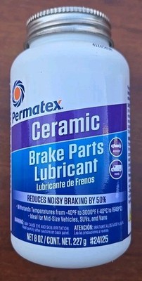 *BRAND NEW* Permatex 24125 Ceramic Extreme Brake Parts Lubricant 8 oz. Pack of 1