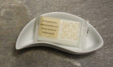  Seifenablage Porzellan, Seifenkörbchen Seifenschale, oval, weiß