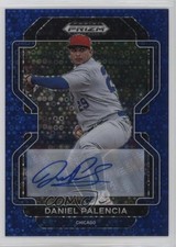2022 Panini Prizm Draft Picks Blue Donut Circle 23/25 Daniel Palencia Auto 1gp2