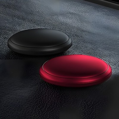 UFO Car Air Freshener Metal Diffuser with 4 Refill Pads Vehicle Fragrance New