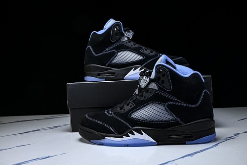AJ 5 Retro Black University Blue (2026) DD0587-008 Men's Athletic shoes Size