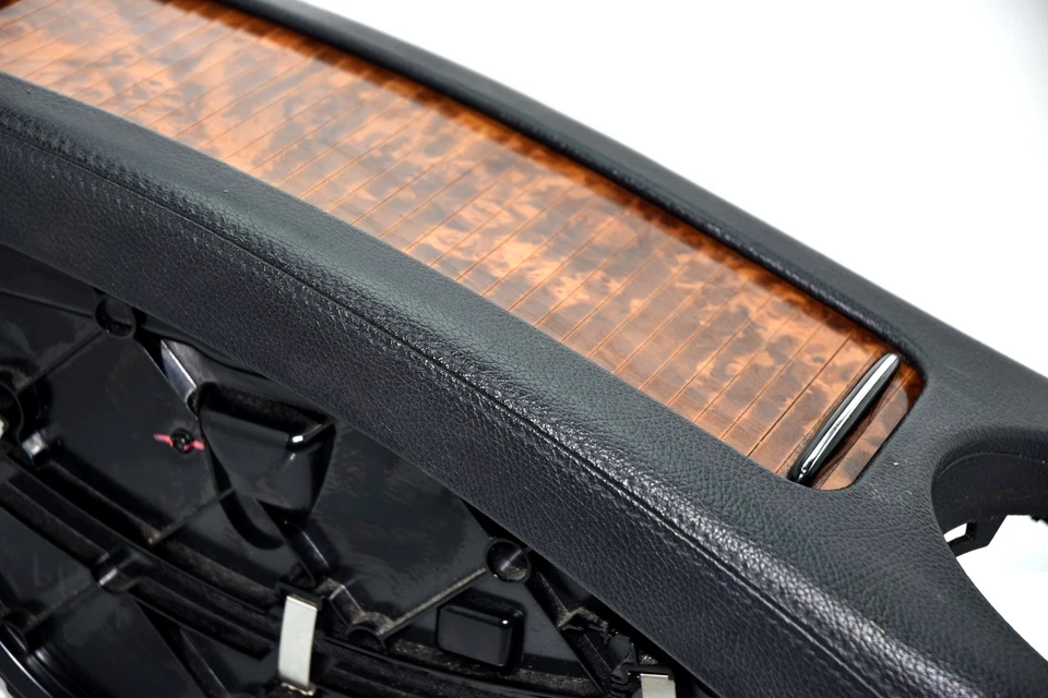 💎 Conjunto de almacenamiento reposabrazos consola negra Mercedes W211 E350 E55 2005-2009 OEM Foto 3 de 4