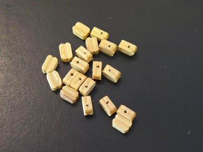 Ship Model Fittings Parts 20 Boxwood 5mm single blocks