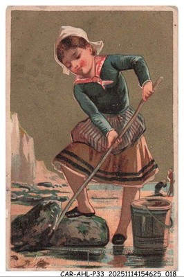 CAR-AHLP33-1766-CHROMOS - GOD HOW HARD IT IS - a girl making the mena