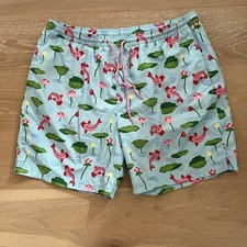 The Beaufort Bonnet Company Men's Koi Pond Print Swim Trunks XXL