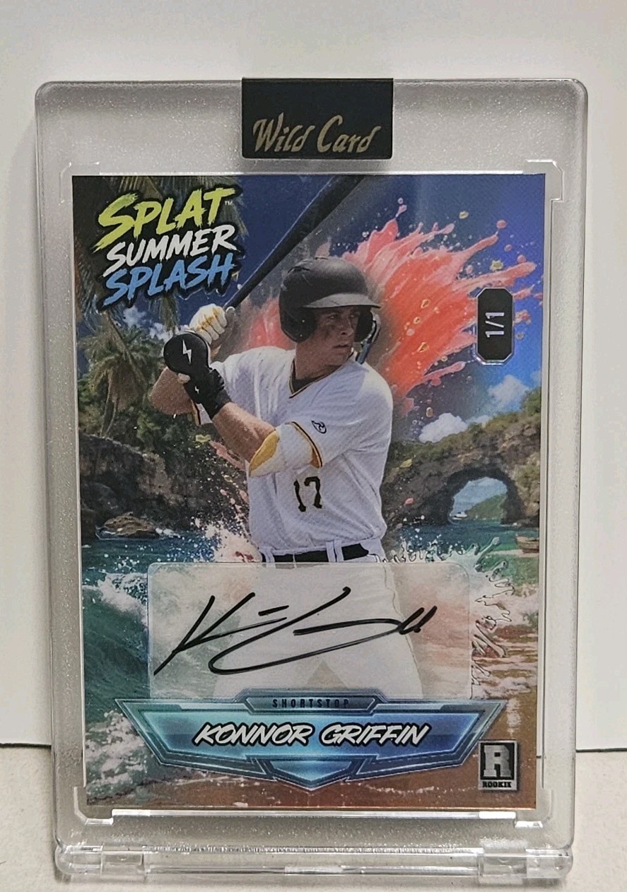 1/1 Konnor Griffin AUTO 2026 Wild Card Summer Splat Baseball