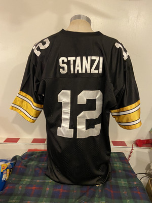 Nike Iowa Hawkeyes #12 Ricky Stanzi Sewn Black Football Jersey