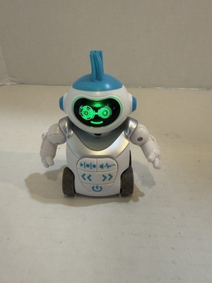 HEXBUG MoBots Ramblez Voice Changing Sidekick Blue~Lights, Sounds Robot Tested