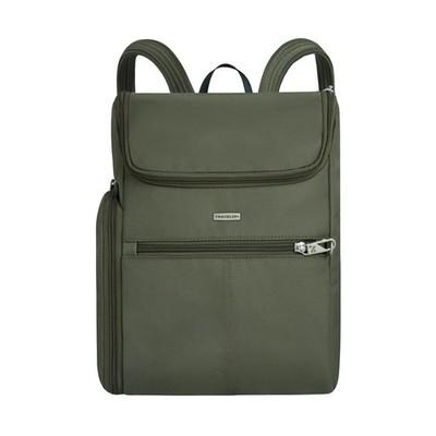 Travelon Classic Anti-Theft Small Convertible Backpack, Green, One Size