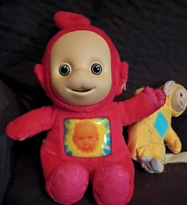 Vintage Y2K 2003 Teletubbies Po Bean Bag Sitting Plush Stuffed Toy