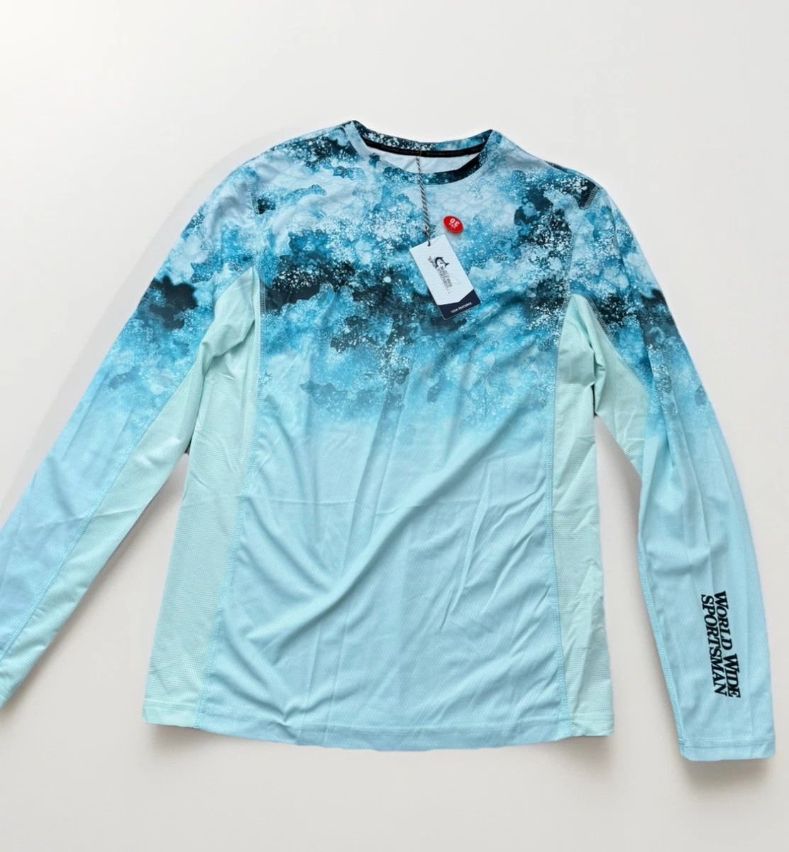 Chemise de pêche grise ventilée World Wide Sportsman homme