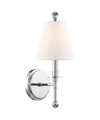 Crystorama Lighting Group RIV-382 Riverdale 15" Tall Wall Sconce - Nickel