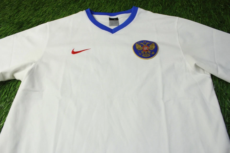 RUSSIA TEAM 2006-2007 FOOTBALL MEN SHIRT JERSEY HOME NIKE ORIGINAL SIZE XL BASIC - Image 2 of 4
