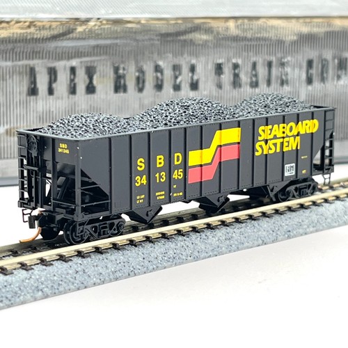 Sistema de litoral Micro-Trains escala N 100 toneladas 3 bahías tolva con carga de carbón 341345 | Zustand: Used