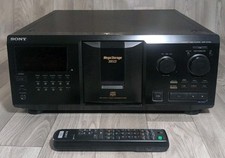 Sony CDP-CX355 MegaStorage 300 Disc CD Player Changer Tested w/ Remote Clean