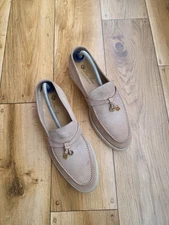 LORO PIANA SUMMER WALK WOMEN LOAFERS SIZE 38 EU, 7.5 US, 5 UK