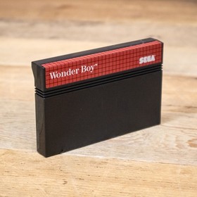 Wonder Boy The Mega Cartridge Game with Case for Sega Master System CIB U287694