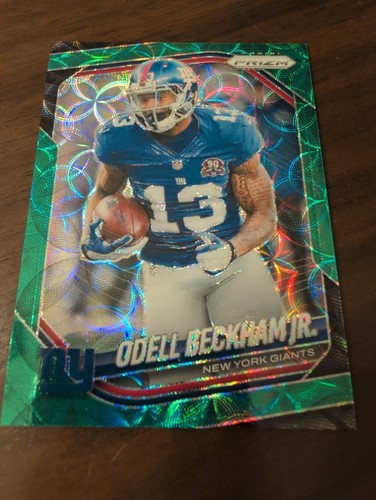 2025 Panini Prizm - Odell Beckham Jr. #285 Green Scope Prizm /75