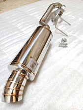 Fd Axle Back Exhaust 2 Turndown Tip Custom For Honda Jazzfit Ge 2009-2013