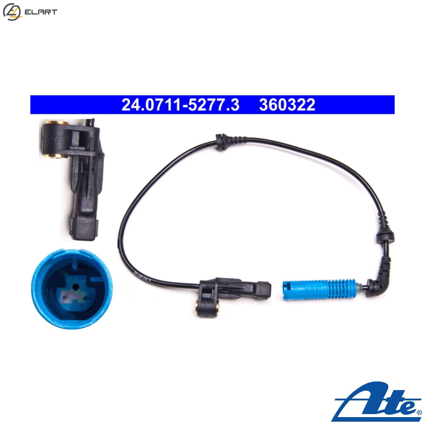 SENSOR WHEEL SPEED 24.0711-5277.3 FOR BMW Z4/Roadster/E85/E86 N42B18A N46B18