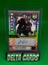 2025 Score Jonah Coleman #NEN-JCO Next Era Auto