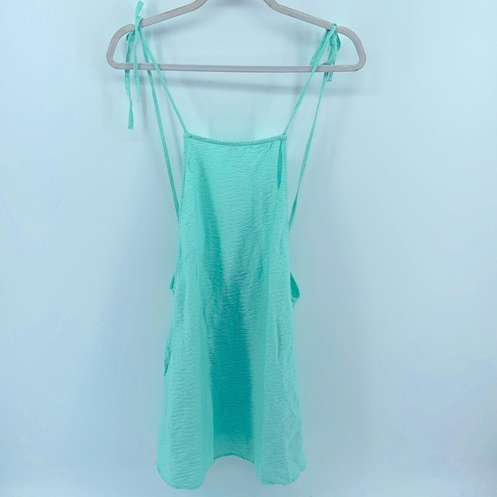 Onia Daphne leopard print pattern open back tie s… - image 1