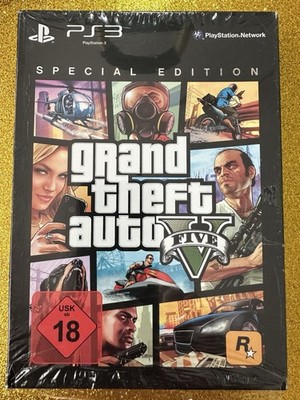 SONY PLAYSTATION 3 SPIEL GRAND THEFT AUTO V (SPEZIAL LIMITED EDITION) NEUWERTIG.