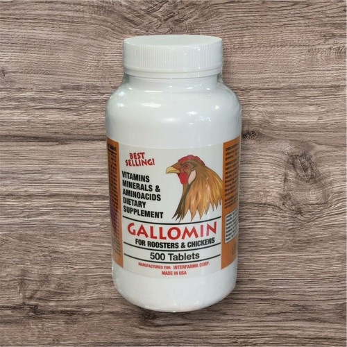 Gallomin Vitamins Minerals & Amino Acids 500 Tablet