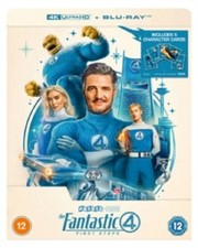 The Fantastic Four First Steps 4 1st Steelbook 4K Ultra HD Reg B Blu-ray