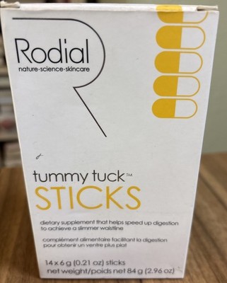 Rodial Tummy Tuck Sticks Dietary Supplement 11 Sticks Speeds Up Digestion