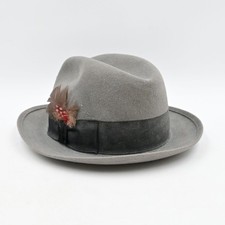 Royal Stetson Frederick Wool Felt Fedora Hat Size 7 1/8
