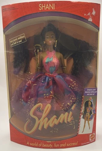 Vintage 1991 Shani Doll By Mattel “Shani” #1750 World Of Beauty