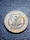 240 💎 1890 $1 Morgan Silver Dollar UNIQUE Toning NICE COLORED LUSTER AU Details