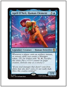 MTG April O'Neil, Human Element 英語 4枚セット Mtg April Oneil | eBay