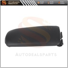 1X Console Lid Cover Center Box For Audi A4 B7 04-08 Leather Armrest Black