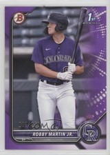 2022 Bowman Prospects Purple Border 89/250 Robby Martin Jr #BP-43 ut4