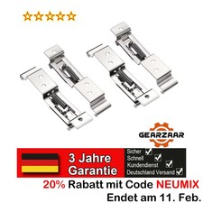 Kennzeichenhalter Rahmenlos Nummernschildhalter Edelstahl für 2 1