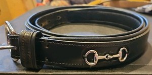 Noble Outfitters On the Bit Belt Size XXL Leather Equestrian Belt Black